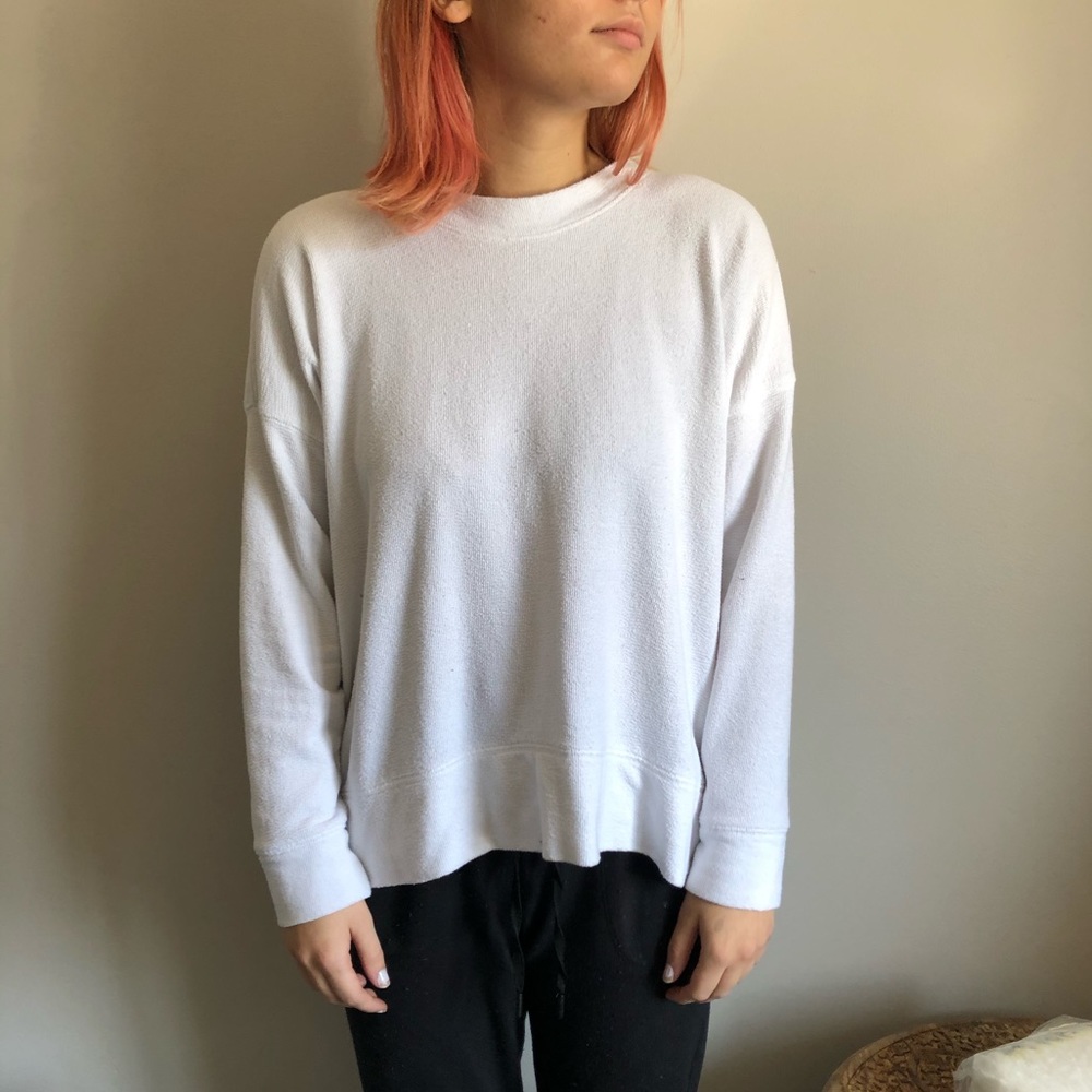 Aerie White Crew Neck